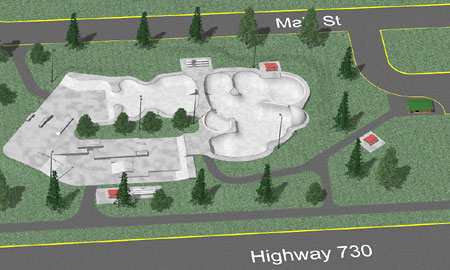 Irrigon Skate Park plan