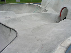 a telling intersection of concrete